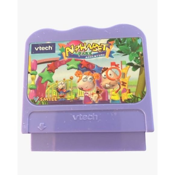 VTech VSmile Alphabet Park Adventure & Zayzoo An Earth Adventure Games Set of 2 - Picture 12 of 15